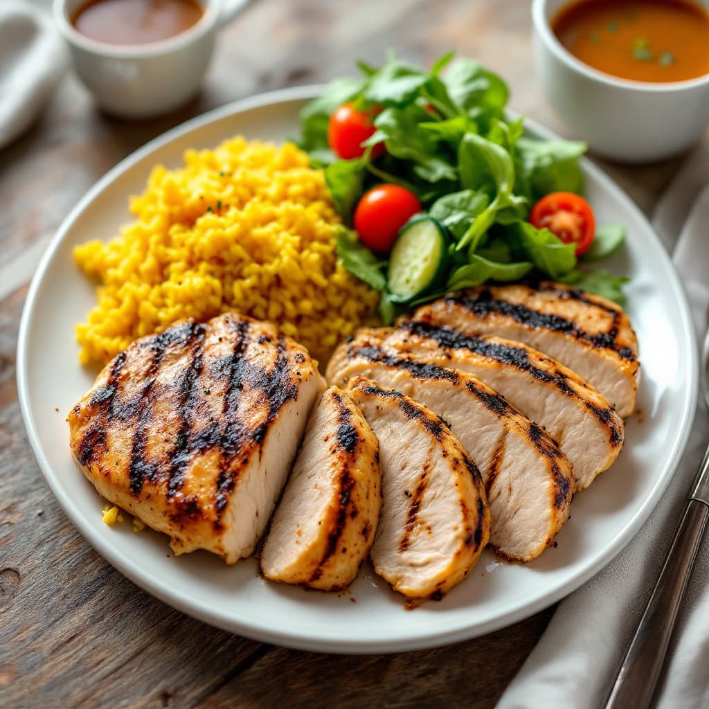 Grilled Chicken Lunch - Fresh and healthy lunch option
